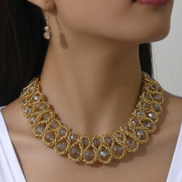 ZHENRUI Beaded Necklace Factory - European & American Fashion Necklace Sets