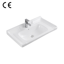 Hot Solid Surface Bathroom Basin Vanity Ceramic Table Top Washbasin - Lavamanos