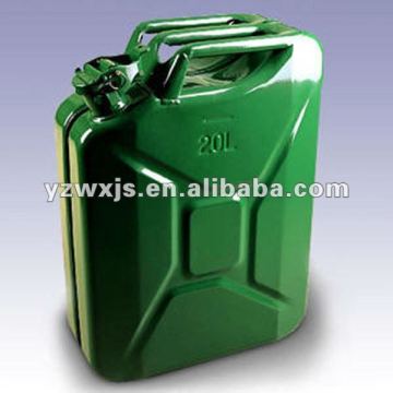 jerry cans and military metal water jerry