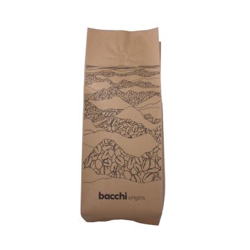 Bio taske komposterbar kaffehåndværk papir kaffetaske