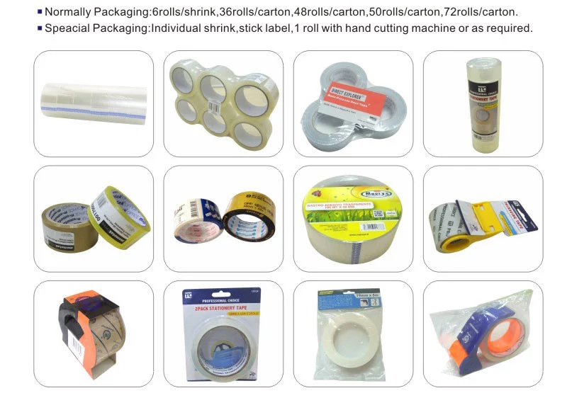 Low Noise Opp Packing Tape Bopp Hot Melt Adhesive Tape, Hotmelt Custom Logo Printed Carton Box Sealing Tape