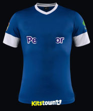 Greece Away Thailand Soccer Jersey , Polyester Player Issue Soccer Jersey