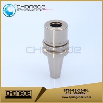 BT type collet chuck BT30-GSK16-60L with high speed