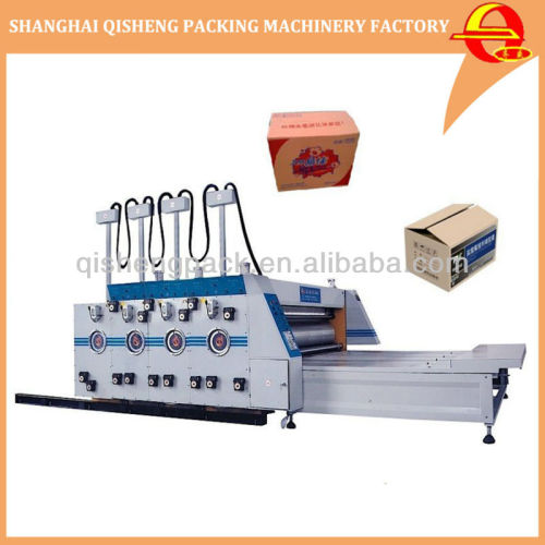 Automatic corrugated carton flexo 1-5 color printing and slotting equipment