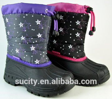 star buckle canvas snow boots tpr outsole snow boots resistant sole snow boots