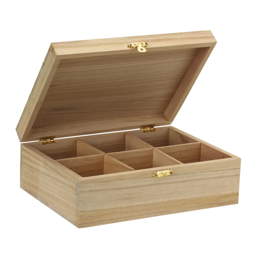 Qingdao Logo Printed Customized Bamboo/Wooden Box for Wine/Storage/Gift/Tea