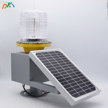 Solar Aviation Obstacle Light: Marine LED Flashing Warning Light