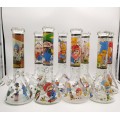 Прекрасный множественный мультфильм Charactor Decal Glass Beaker Bongs