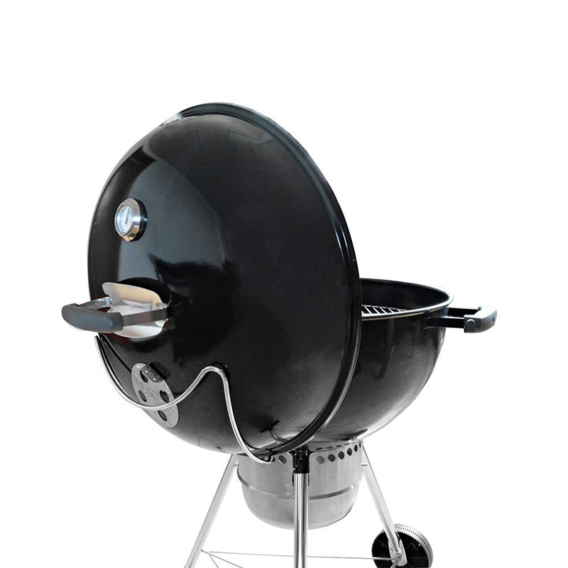 Isibambi Sesivalo Esiqinile se-22.5Inch Kettle Charcoal Grill