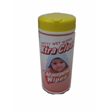 Canister Pack Baby Wet Wipes All Purpose Doekjes