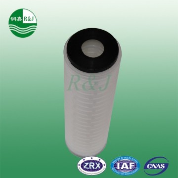 Water treatment Folding filter cartridges