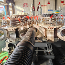DWC Pipe Machine OD225mm Double Wall Corrugated Pipe Extruder