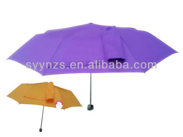 Wholesale cheap gift fashion 3 fold mini adversiting promotion umbrella with printing