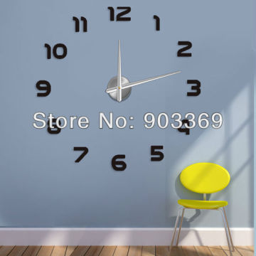 Living Room Home Decoration Art Design Stick Wall Clock