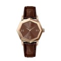 Octagon design Stainless steel Quartz watch