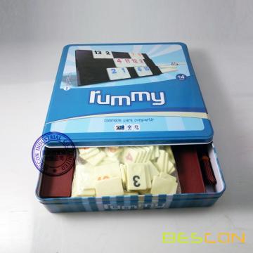 Rummy Tiles, Rummy Set, Classic Rummy Game Set in Tinbox