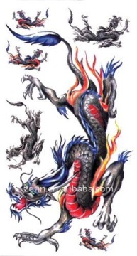 temporary dragon tattoo stencil