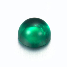 Lab Grown Emerald Round Colombian Color Gemstone