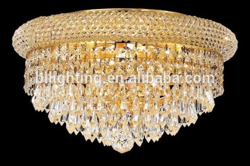 Hotel guest crystal cieling light for bedroom