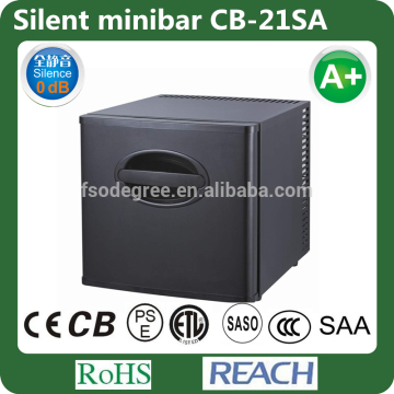 CB-21SA minibar with Erp A+ (12 degree),silent mini bar with Erp A+, Erp A+ silent mini fridge