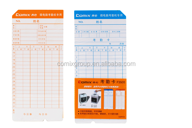 Electronic Paper Card Time Recorder for Time Recorder Card Paper