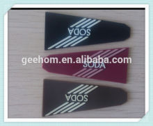 China sewing label custom 3d rubber cloth label