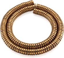 Gold Metal strung beads spacer beads 190pcs