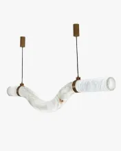 Modern Curved Villa Alabaster Pendant Light - New Arrival