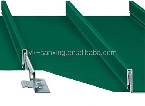 SX-KR 24 standing seam roof tile galvanized iron workroom roof roll building machine