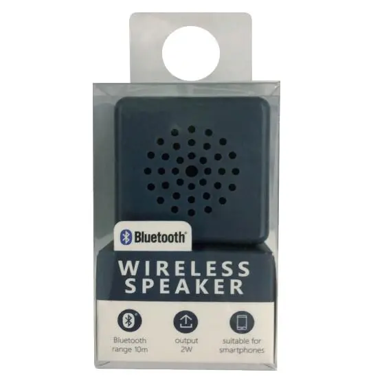 Plastic Professional Single Horn 5cm Bluetooth Cube Speaker