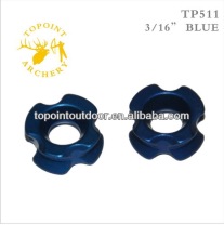 Topoint Archery,Peep Sights,aluminum machined,3/16",blue color,TP511-3/16-BLUE