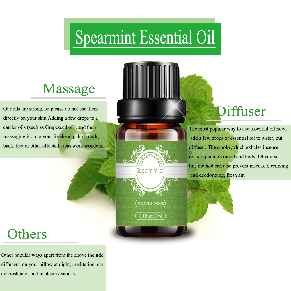 Manufactured Spearmint oil natural Hot Essential oil