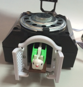 cuckoo clock movement mechanism with cuckoo bird call