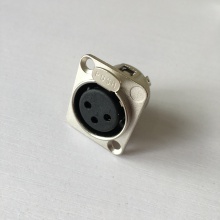 XLR Female Connector Panel Mount Socket for Microphone/MIC Mixer with PUSH Lock