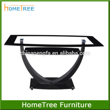 High quality tempered glass dubai dining table supplier