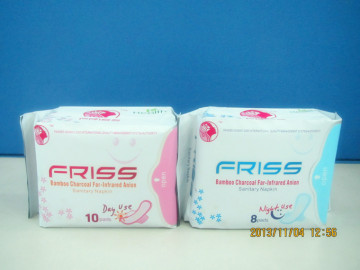240/280/155mm Active Oxygen Anion Series Sanitary Napkin and OEM processing