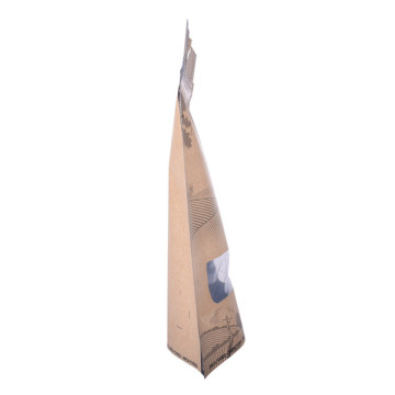 Sac d&#39;emballage à noix de cajou compostable en papier kraft