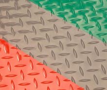 Diamond backing mat / pvc coin floor mat