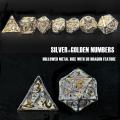 Pure Copper Hollowed Metal Dice Featured with 3D Dragon