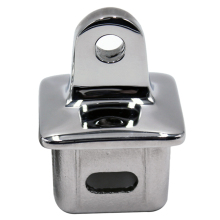Yacht Parts: 32mm Bimini Top Cap for Sailboats - 316 Stainless Steel Square Inside Eye End Top Cap