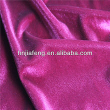 Polyester Spandex velvet fabric for underwear,toy, garments,shoes,hats,hometextile,upholstery