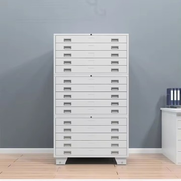 Organizing and Storing Microfilm: Utilizing Part Cabinet Drawers in A0 Plan File Cabinets
