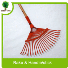 Sweeping tools metal Leaf rake with handle