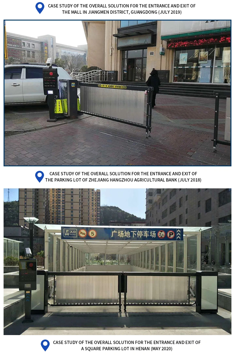 Smart Advertising Barrier Gate Access Control Entrance Gate Road Barrier Gate