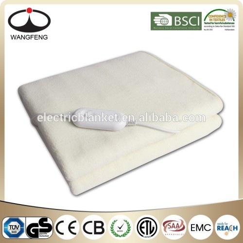 Single Fleece Electric Blanket 220V With CE Certificate