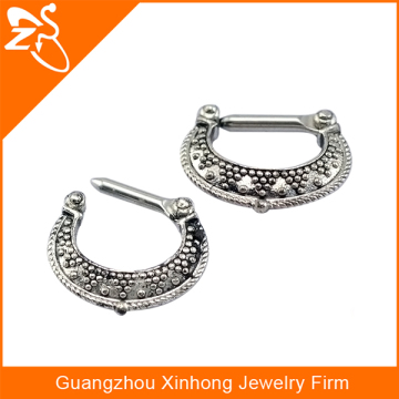 Indian simple style nose rings High quality body piercing jewelry wholesale
