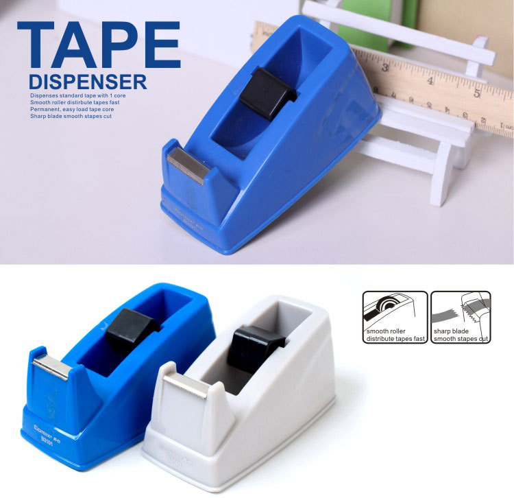 Comix Office Blue White 18 mm Tape Dispenser Desktop