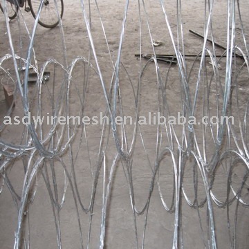 galvanized Razor Barbed Wire netting