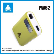 RJ45 Portable wifi power bank Router,150Mbps wireless Router and repeater function