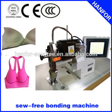 automatic aseembling machine for bra strap bonding